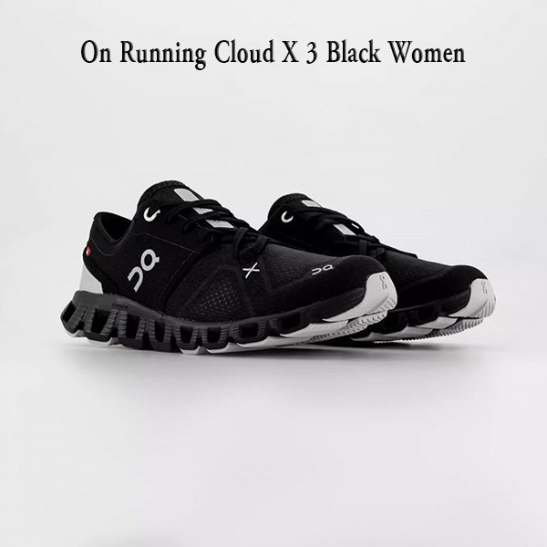 Women's Cloud X 3, White & Black
