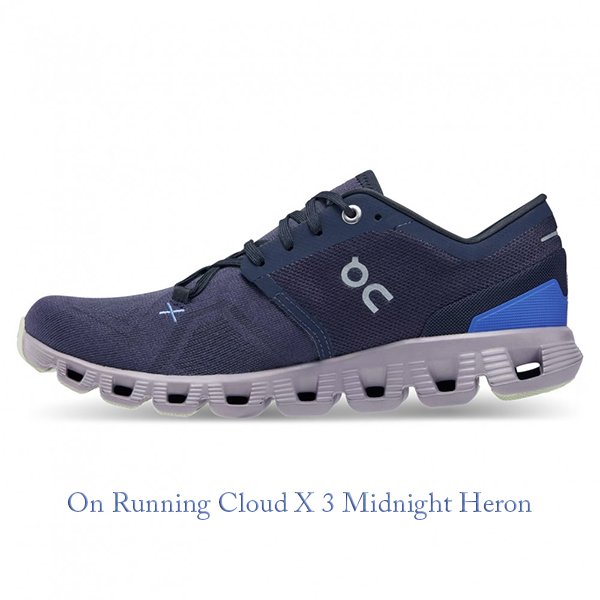 On Running Cloud X 3 Midnight Heron | Taswiquh