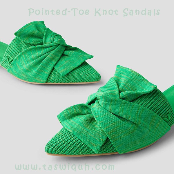 Pointed Toe Knot Sandals 3