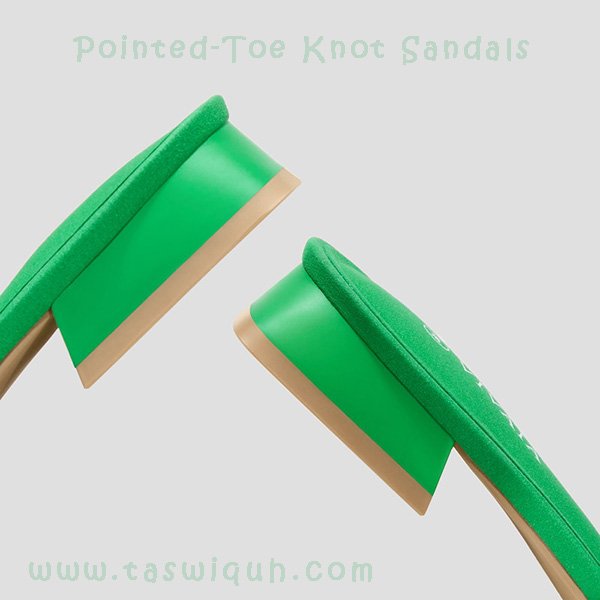 Pointed Toe Knot Sandals 5