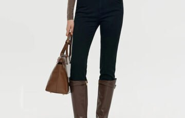 Cashmere Denim Stretch Skinny Jeans (3)