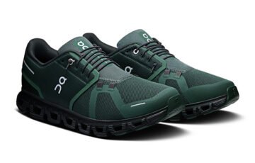 On Running Cloud 6 Evergreen Black Shoes (6)
