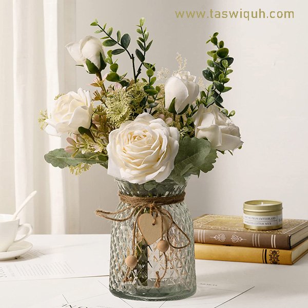 YJ Fake Flowers With Vase 1