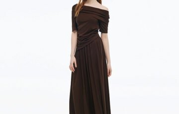Tencel Blend Two-Piece Set Chocolate Brown (1)