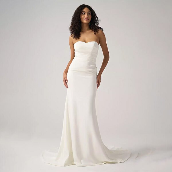 AW Windsock Satin Mermaid Wedding Dress
