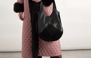 Chloé Balloon Leather and Suede Tote (1)