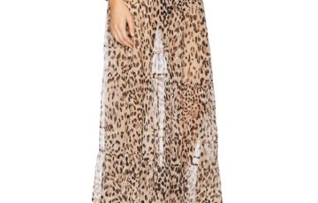 Indah Willow Leopard Maxi Skirt (4)
