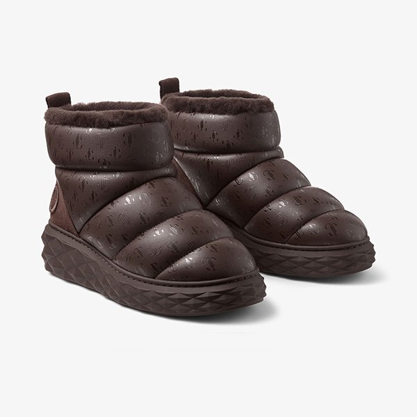 Jimmy Choo Xan Shearling Boots Chocolate 2