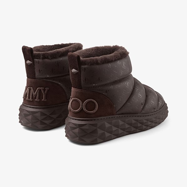 Jimmy Choo Xan Shearling Boots Chocolate 3