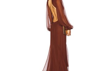 Retrofête Rosalinda Chiffon Dress (4)