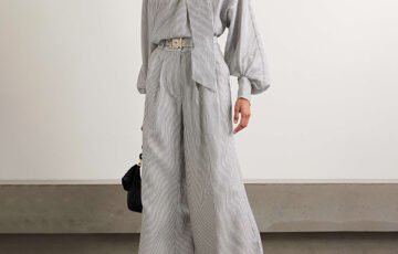 Zimmermann Striped Wide Leg Pants (1)