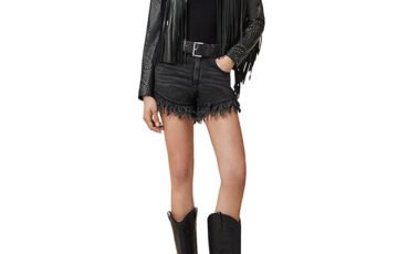 ALLSAINTS Asta Leather Jacket-Black (2)