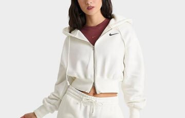 Nike Sportswear Phoenix Fleece Crop Hoodie (2)