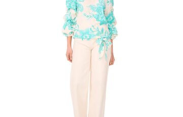 Vince Camuto Off-The-Shoulder Top-Ocean Tide (1)