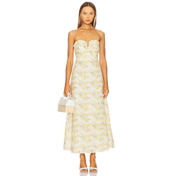 Bardot Lora Broderie Maxi Dress