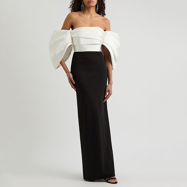 Solace London Arla Off-Shoulder Gown