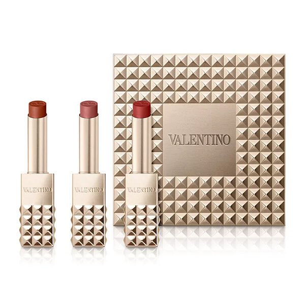 Valentino Spike Trio Lipstick Gift Set-Matte