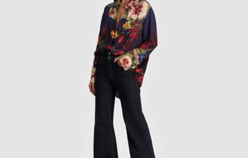 Alice Olivia Finely Oversized Floral Shirt (5)