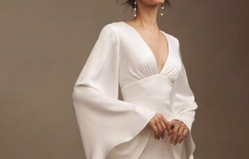 Jenny Yoo Lane Satin Wedding Gown (3)