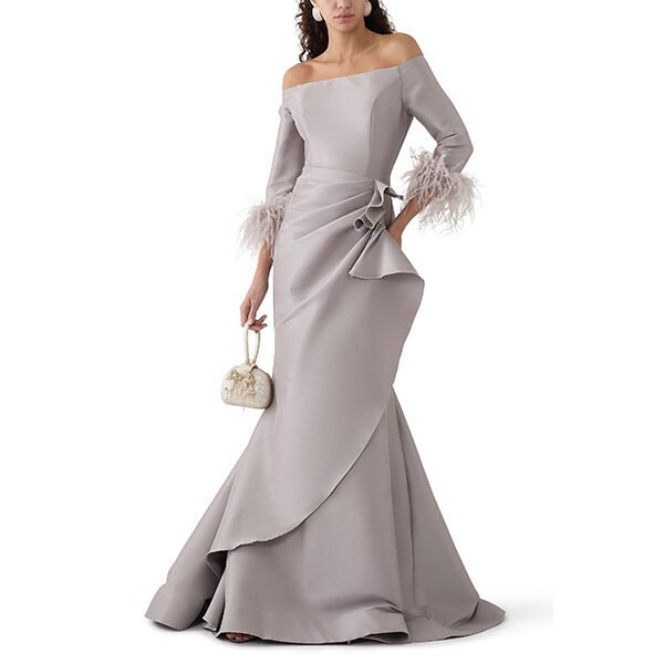 Jovani Off-Shoulder Evening Gown