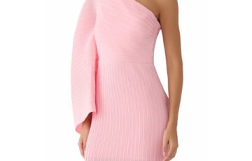 Solace London Layne Mini Dress-Pink (1)