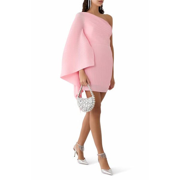 Solace London Layne Mini Dress-Pink