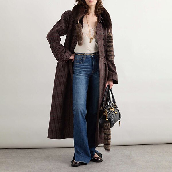 Chloé Double-Breasted Wool Coat (1) Chloé Double-Breasted Wool Coat