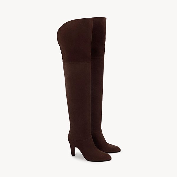 Chloe Eve Suede Over The Knee Boots 2