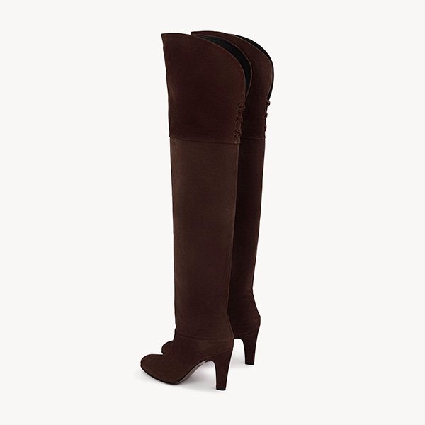 Chloe Eve Suede Over The Knee Boots 4