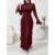 Modely Stand Collar Pleated Dress - Image 2