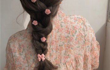 Girl Cute Series Peach Hair Clip Hairpin (2)