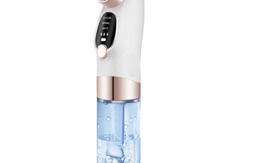 Blackhead remover device with small bubble technology and vacuum suction
