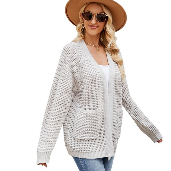 Womens Idle Style Knitted Sweater Coat 9
