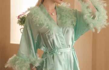 Bridesmaid Kimono Bathrobe for Wedding Group (6)