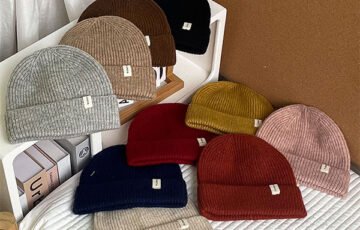 Childrens Knitted Woolen Cap for AutumnWinter (1)
