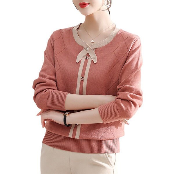 Temperament Knitted Spring And Autumn Sweater