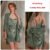 Green Gray Outerwear Gown Belt