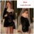 Black Outerwear Gown Belt