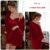 Wine Red Outerwear Gown Belt