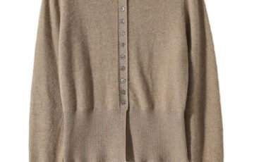 Womens Knitted Chanel Style Cardigan Sweater (5)