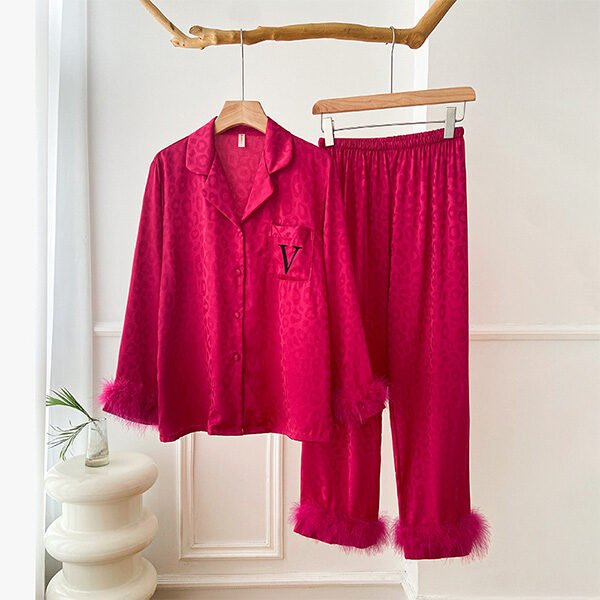 Feather Pajama Set