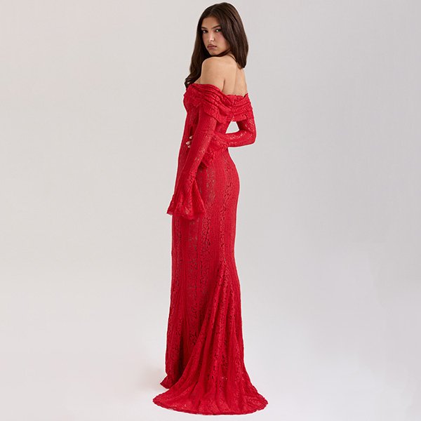 Belle Red Maxi Dress from HOUSE OF CB 3 Belle Red Maxi Dress from HOUSE OF CB - Image 3