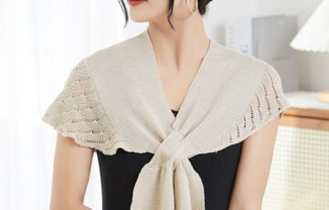 Ice Silk Women's Shawl Cloak Neck Scarf (7)