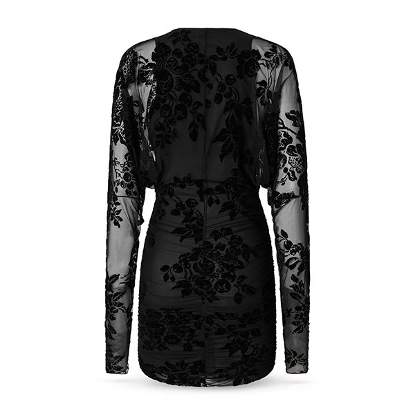 PINKO Roulette Dress in Black-Black 3 PINKO Roulette Dress in Black-Black - Image 3