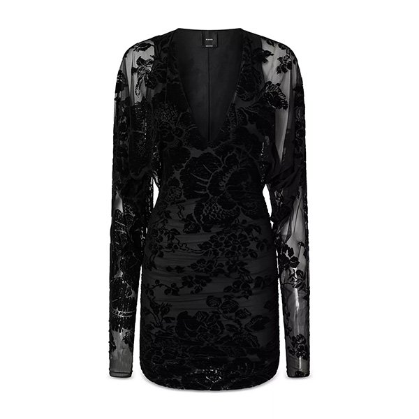 PINKO Roulette Dress in Black-Black 2 PINKO Roulette Dress in Black-Black - Image 2