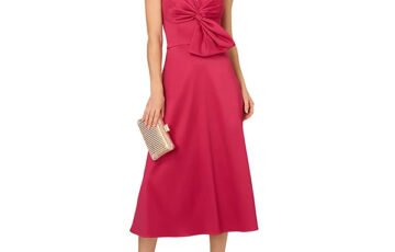 Aidan Mattox Bow Bodice Dress (1)