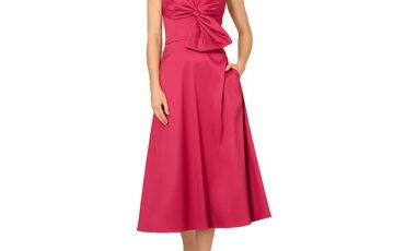 Aidan Mattox Bow Bodice Dress (3)