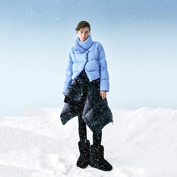 Goelia Windproof Goose Down Jacket-Sharp Blue 2 Goelia Windproof Goose Down Jacket-Sharp Blue - Image 2