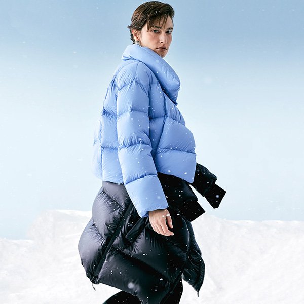 Goelia Windproof Goose Down Jacket-Sharp Blue 3 Goelia Windproof Goose Down Jacket-Sharp Blue - Image 3