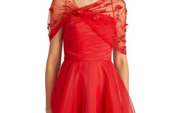 Theia Atlas Shawl Gown (5)